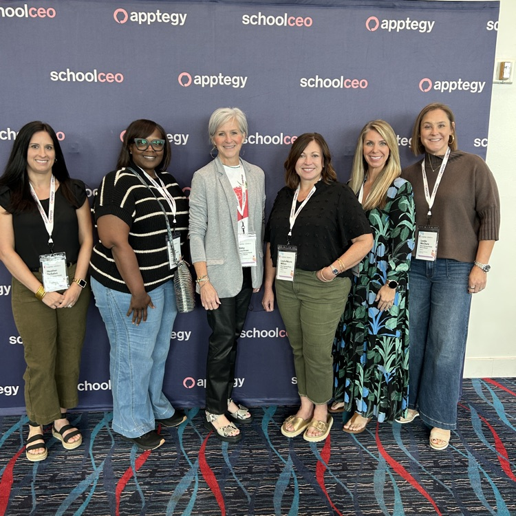 Ms. Heather DeSalvo, Ms. Tonya Holliday, Ms. Abby Cochran, Ms. Nikki Milton, Ms. Stephanie Whetstone & Ms. Leslie McClure pictured at conference