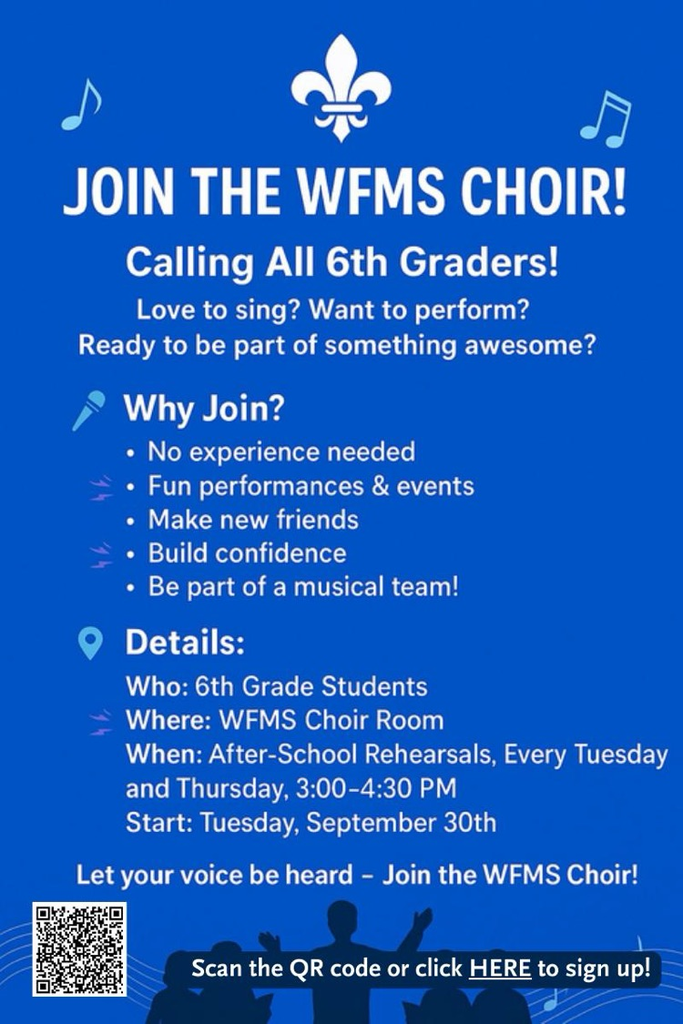Choir Sign-Up Info Graphic