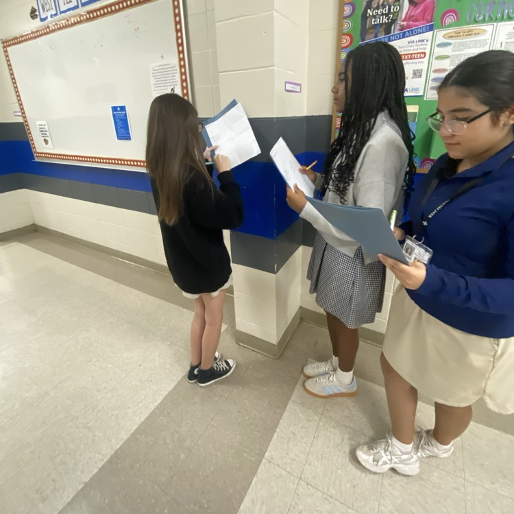 Students use clues