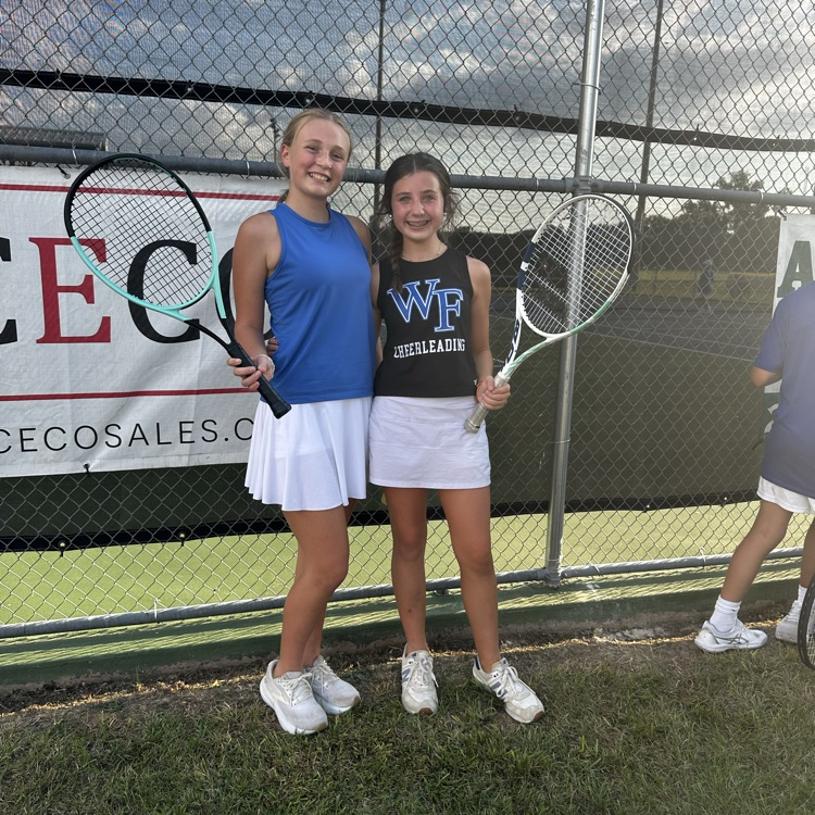 Saint Tennis match agains St. Aloysius