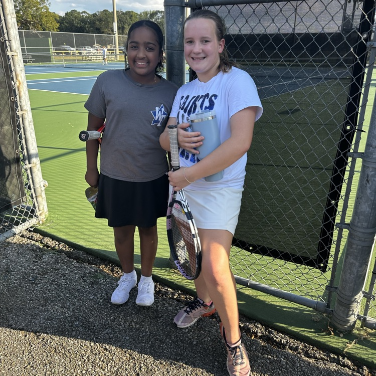 Saint Tennis match agains St. Aloysius