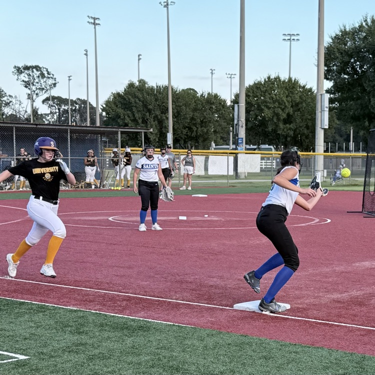 Player out at first base