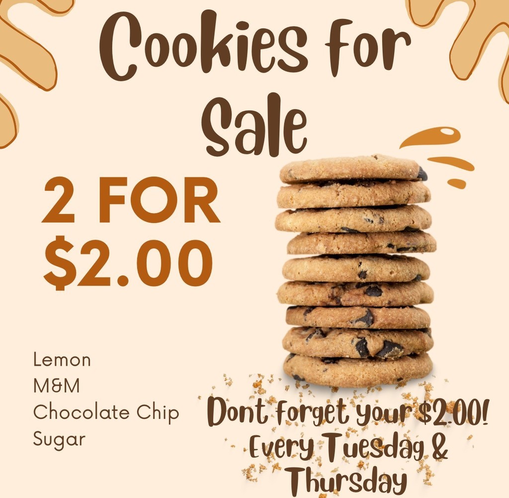 Cookies are 2 for $2