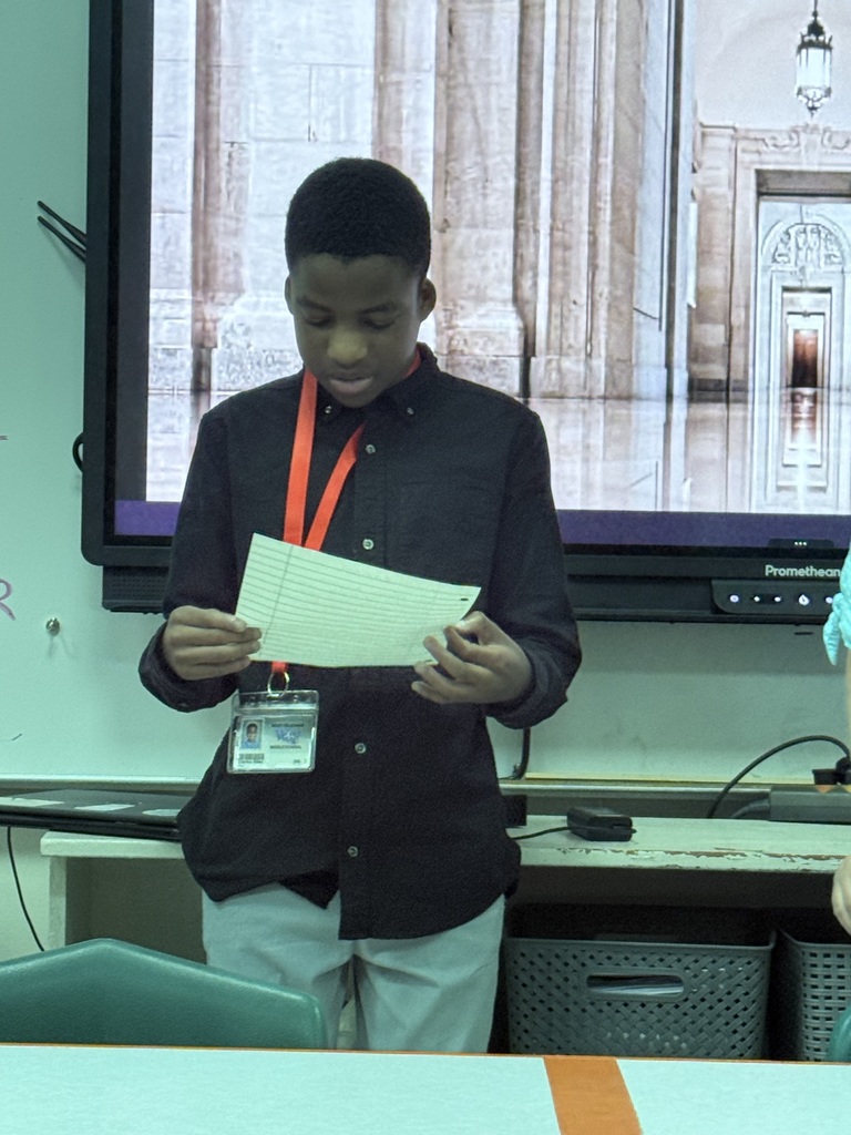 Zayden presents to adminsitrators
