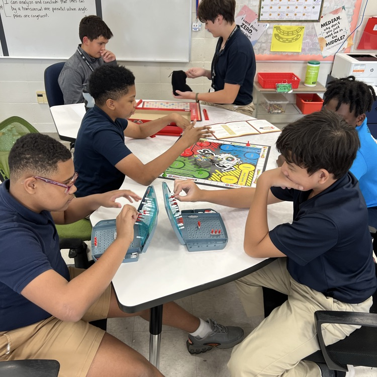 Students play Battleship during Club Day