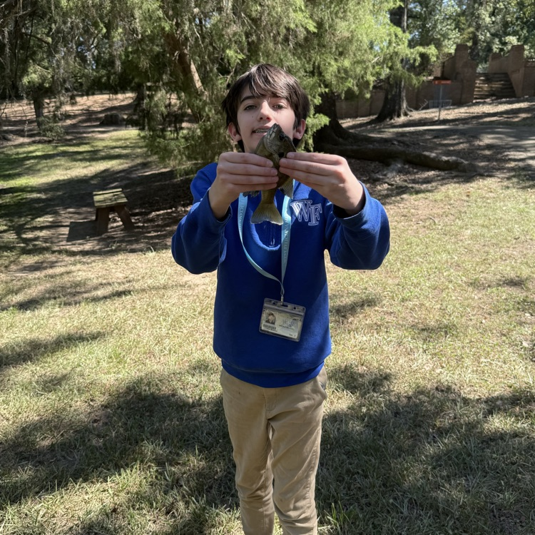 Landon caught a fish!