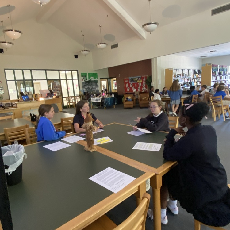 Club Read students attend their first meeting