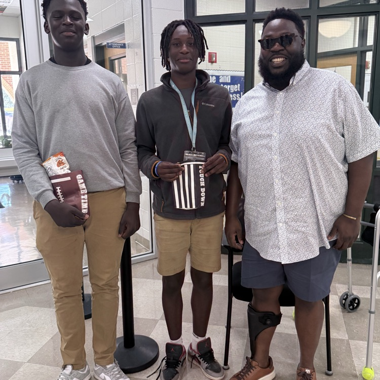 Mr. Jarrels pictured with students  