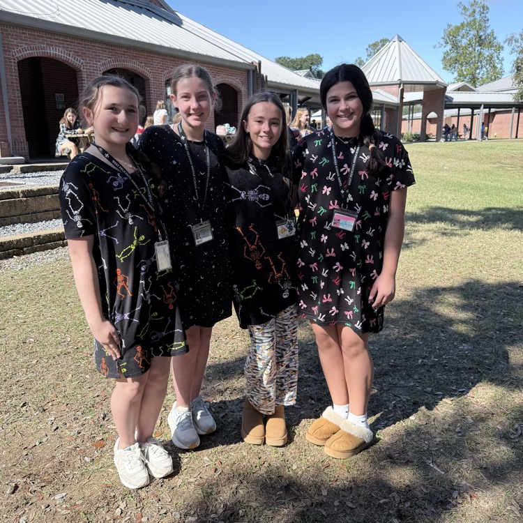 Students wear PJs