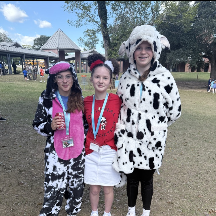 Students celebrate Homecoming week by dressing up with friends 