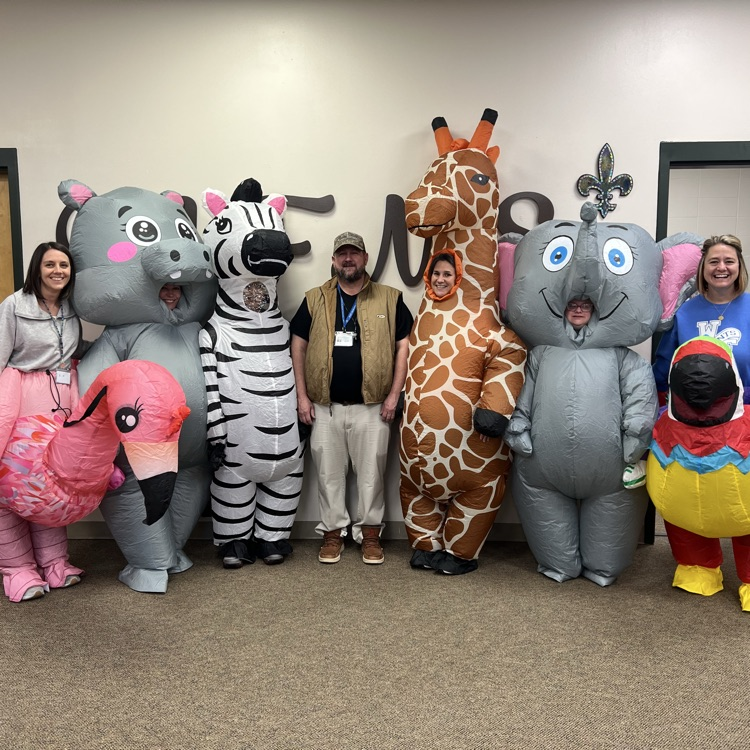 Office staff dresses as zoo animals 