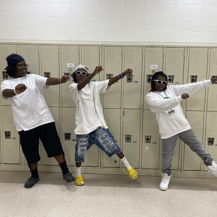 Students dressed for Halloween 