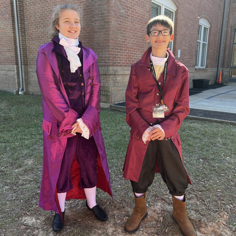 Students dressed for Halloween 