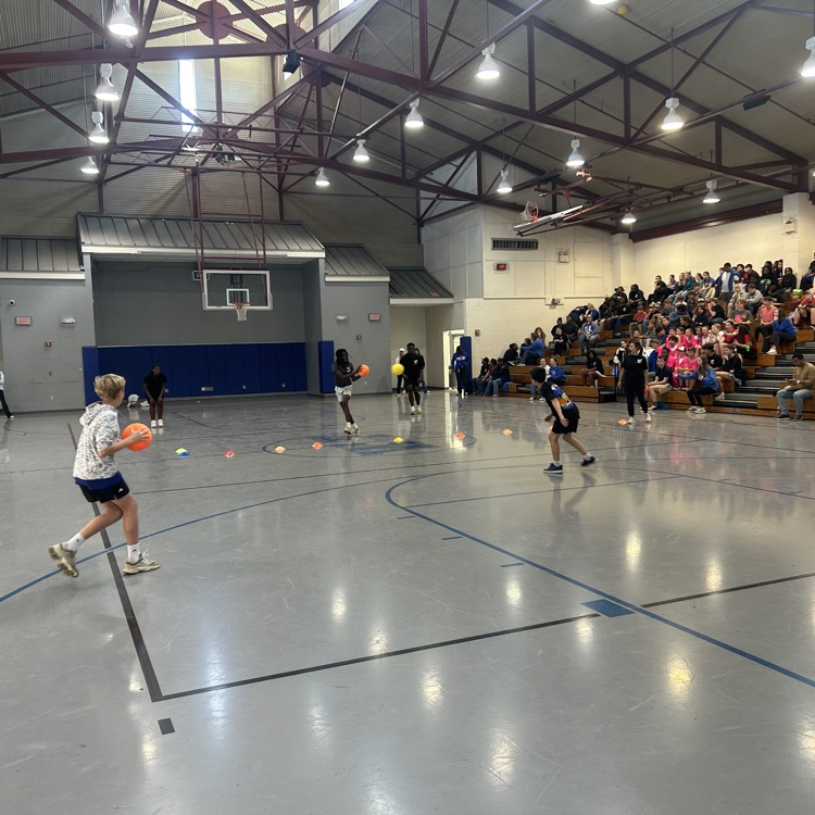 Students enjoy games at the Homecoming Hoorah