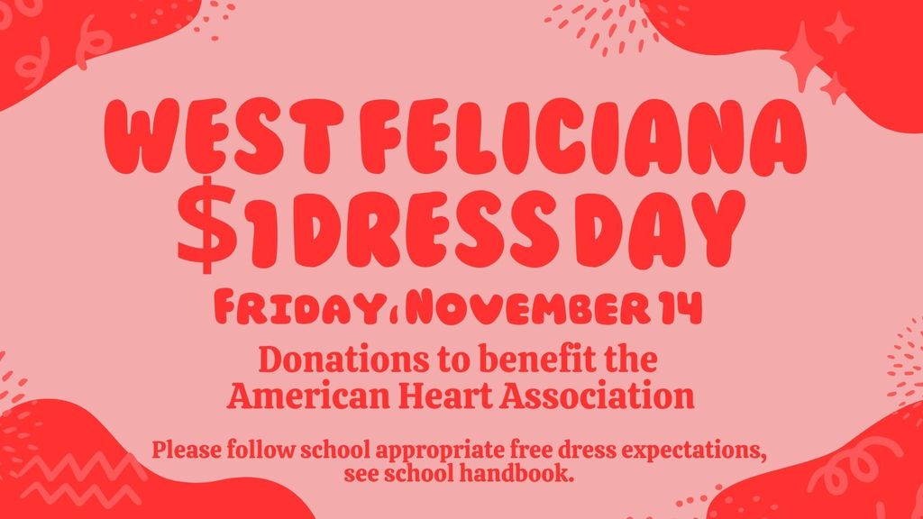 $1 Dress Day this Friday, 11/14