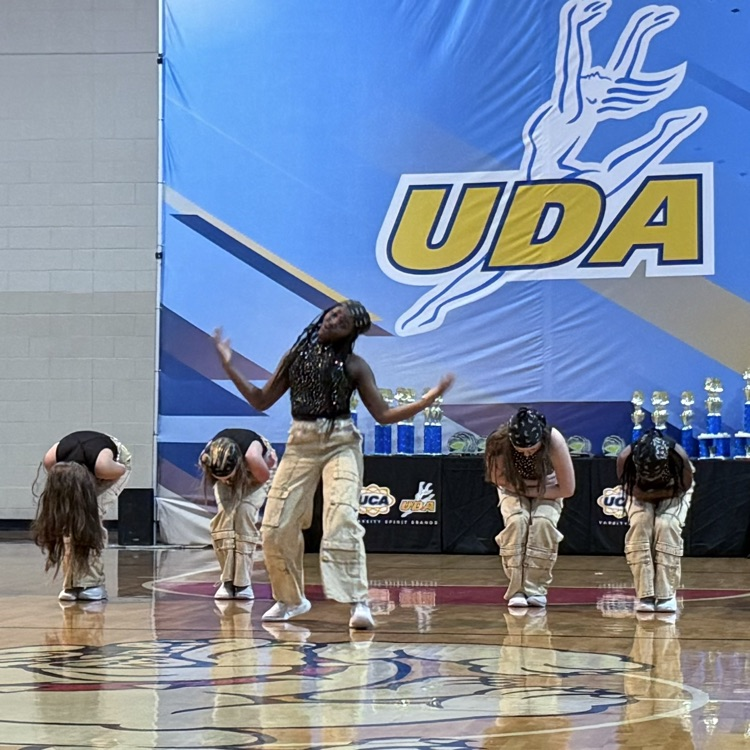 Dance team performing 