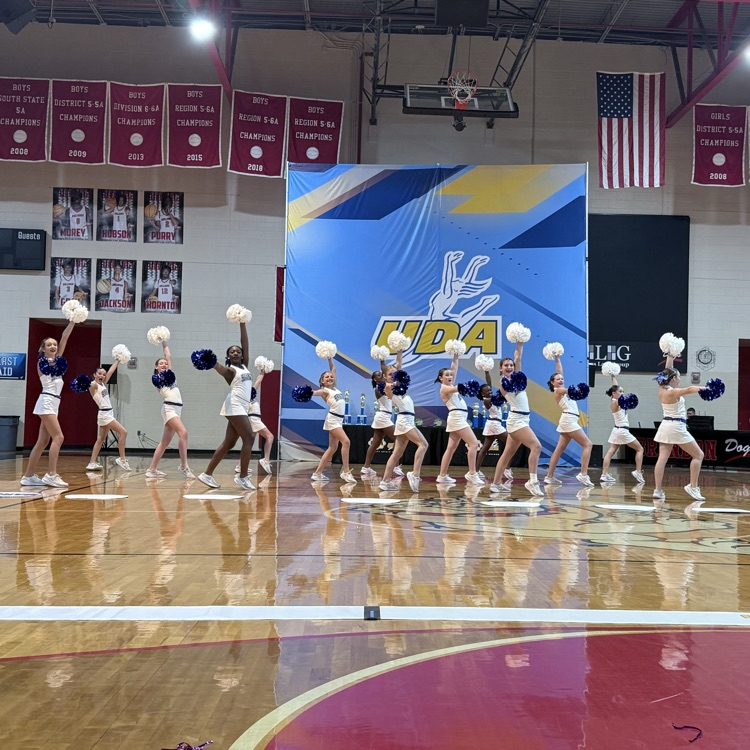 Dance team performing 