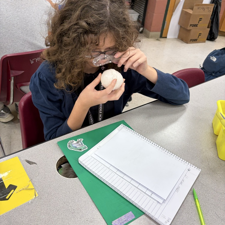 student with bath bomb