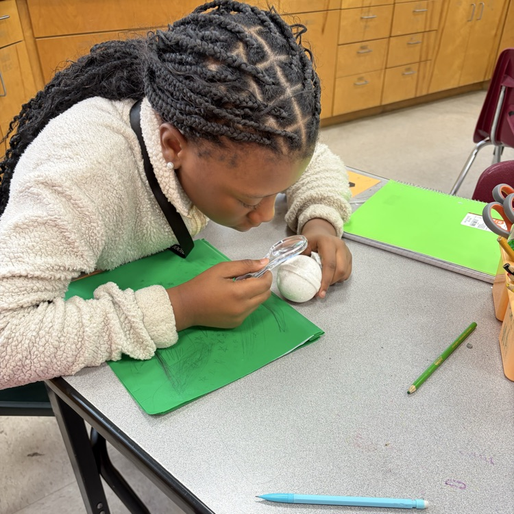 student with bath bomb