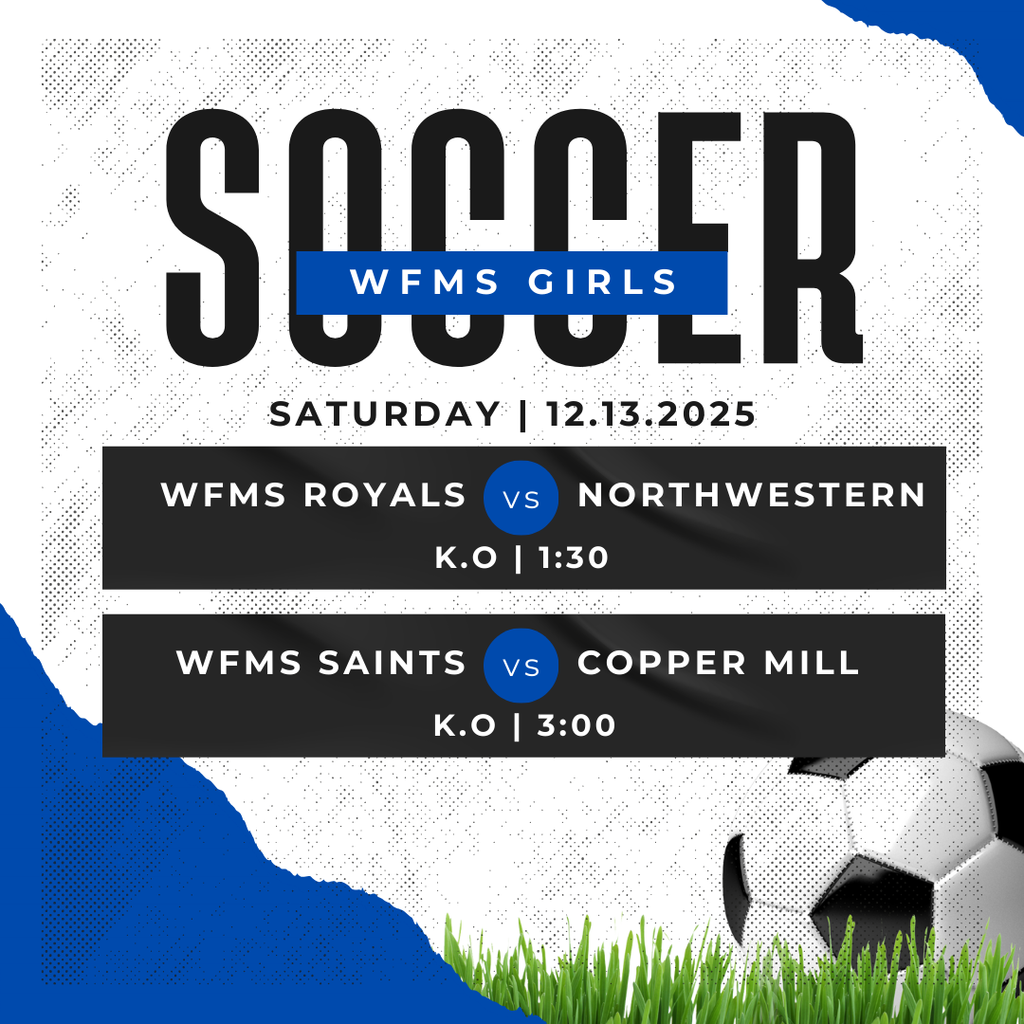 Girls Soccer Team Game Day Graphic