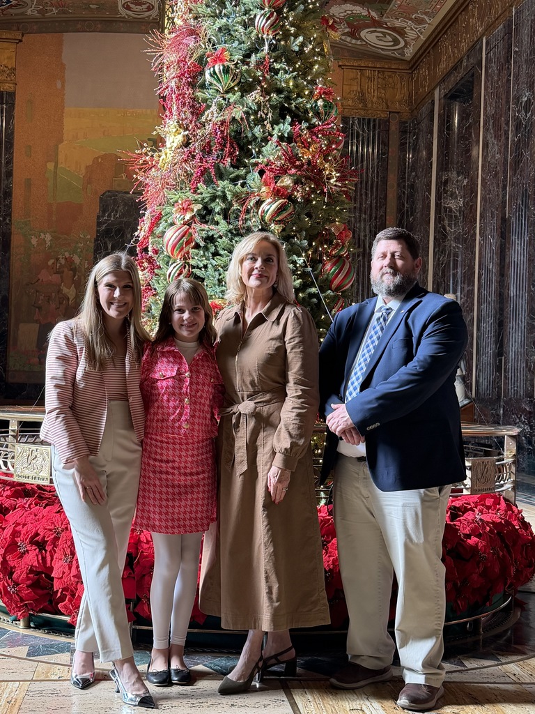 Ms. Sullivan, Olivia Norris, Ms. Dry, & Mr. Lester pose for photo.