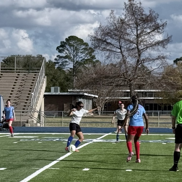 Soccer player with ball 