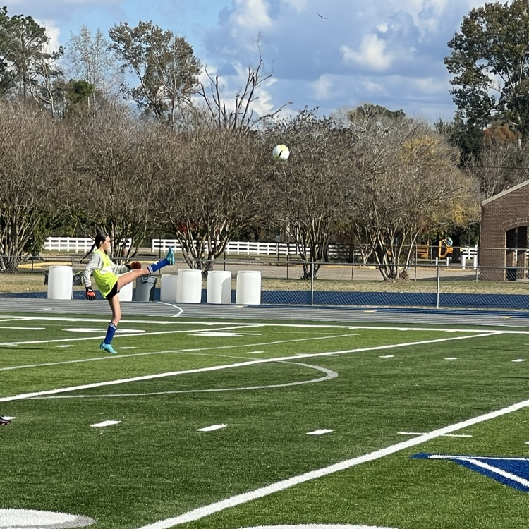 Soccer player with ball 