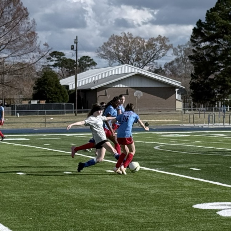 Soccer player with ball 