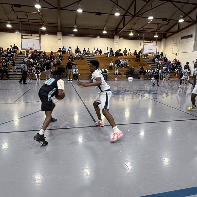 Basketball player on the court during a game. 