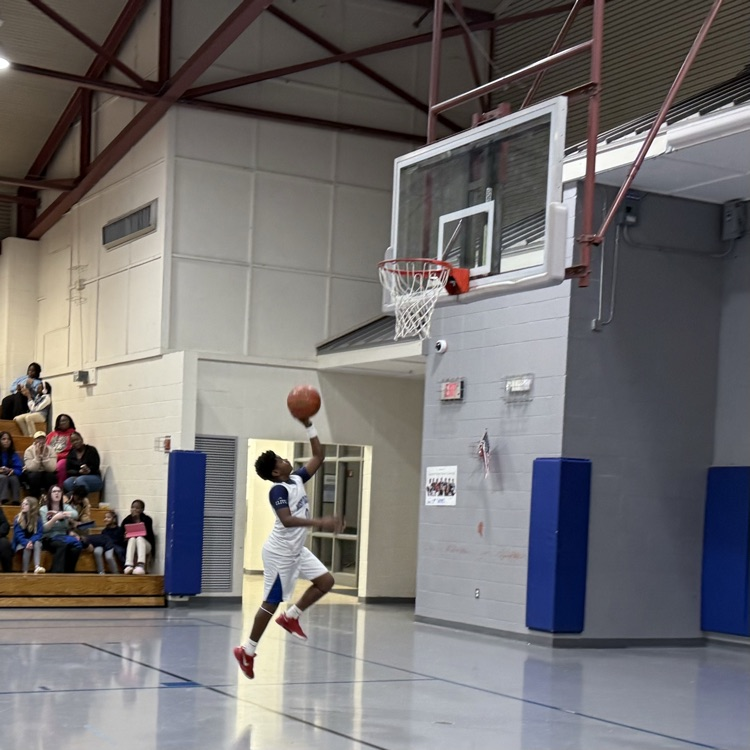 Basketball player on the court during a game. 
