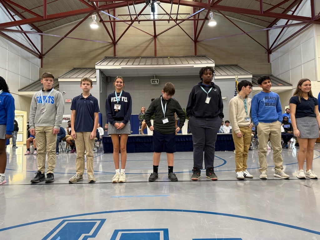 Students stand to be recognized