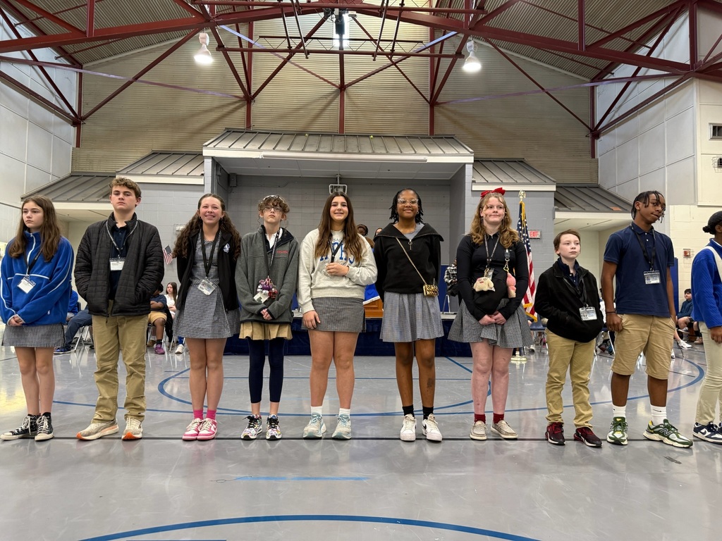 Students stand to be recognized