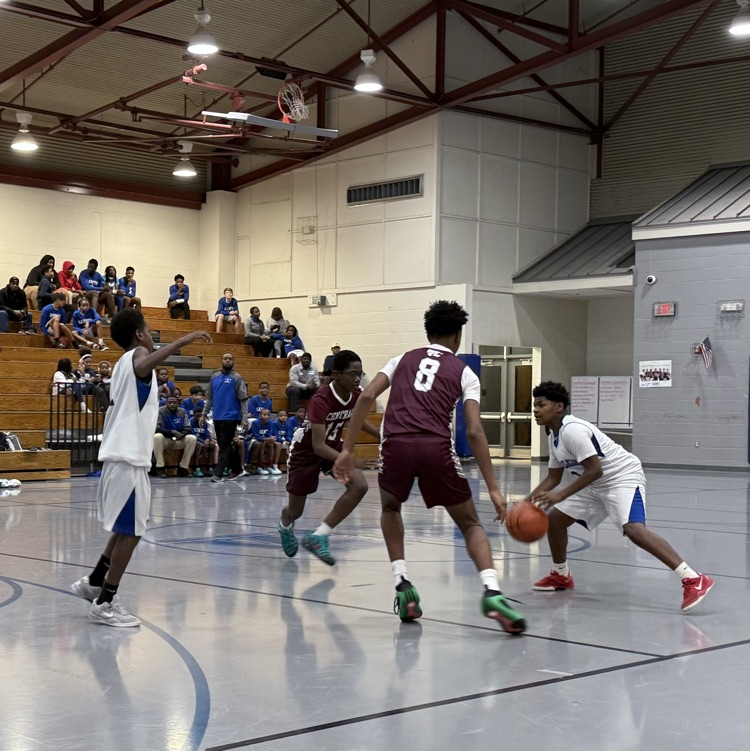 basketball players on the court 