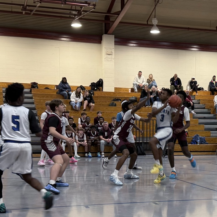 basketball players on the court 