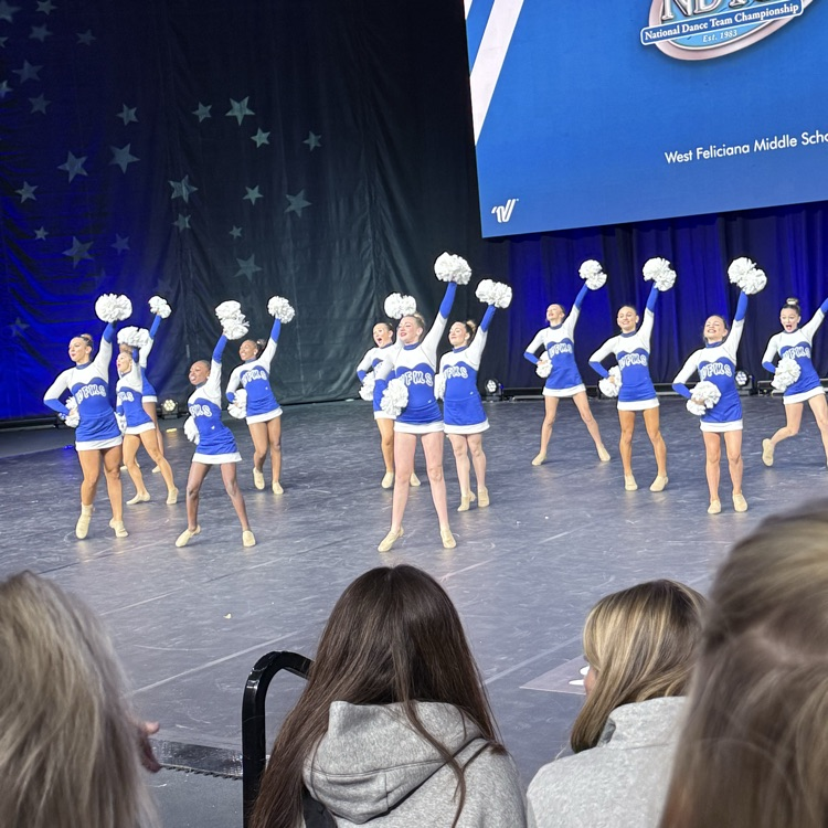 dance team performs on stage
