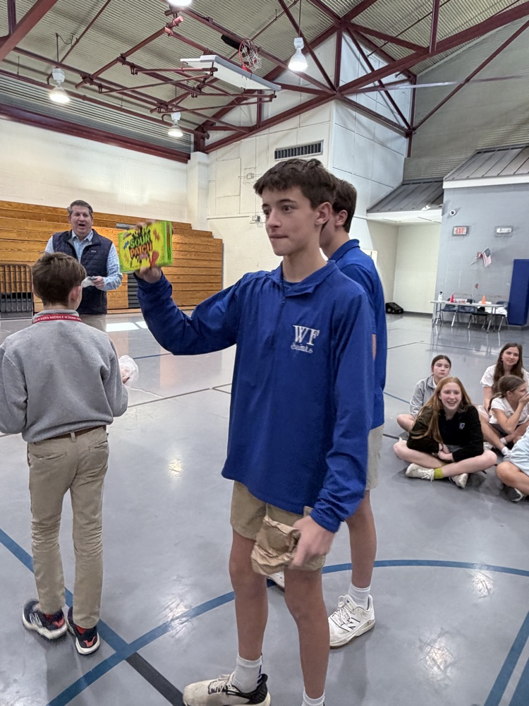 students play a game