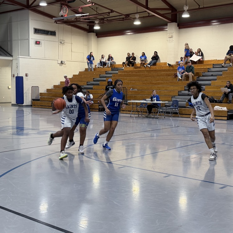 blue vs. white on the court 