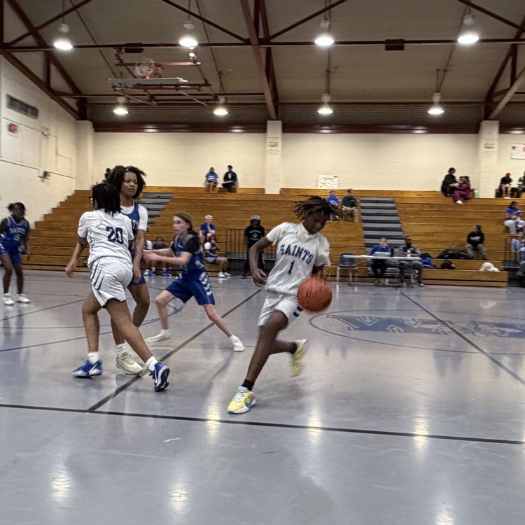 blue vs. white on the court 
