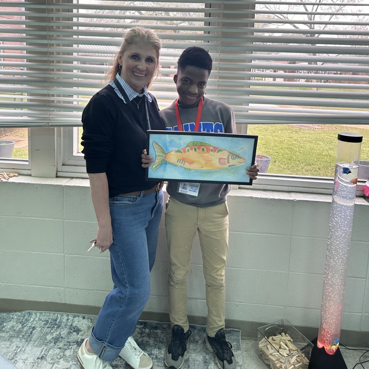 Zayden with Ms. Luci