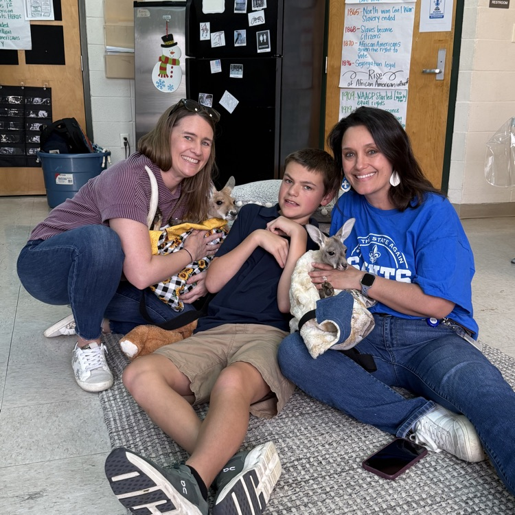 student and teacher to be kangaroo