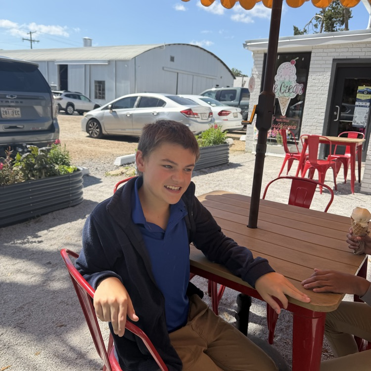 student enjoys a field trip