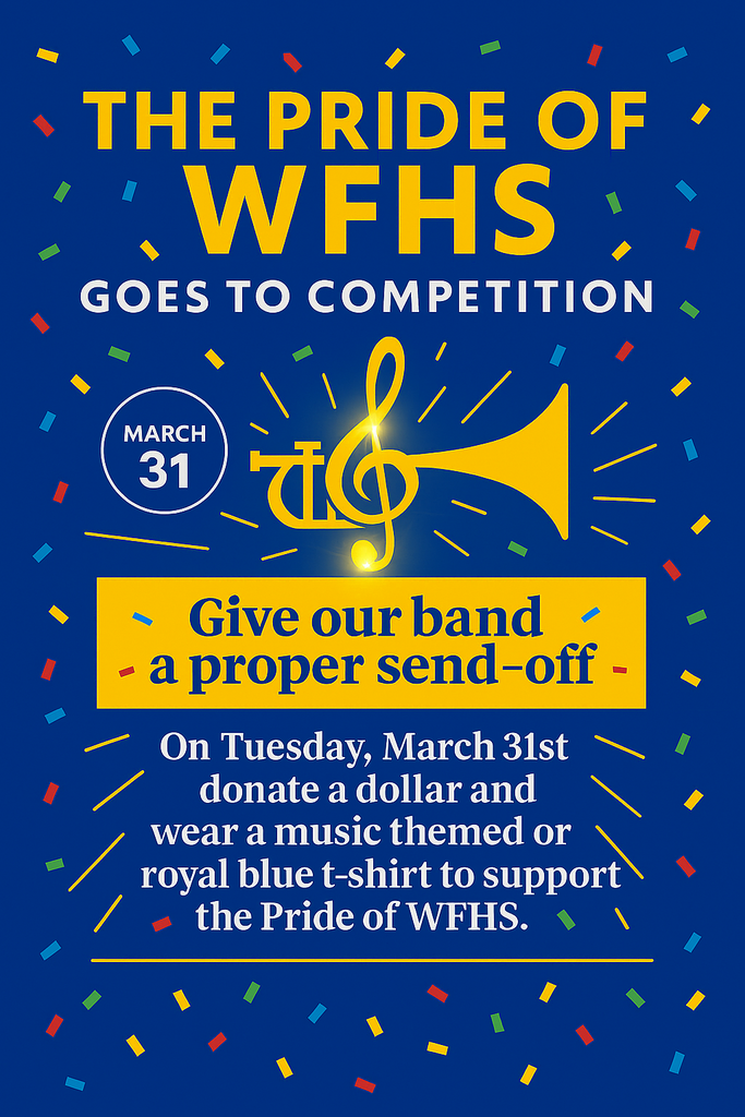 Band Free Dress Day, March 31st