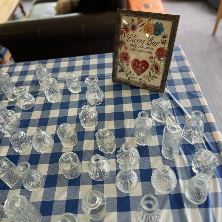 staff could choose from a selection of vases  