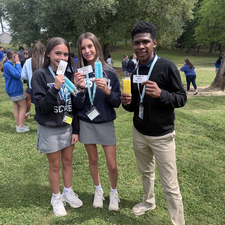 students enjoy a cool treat at recess