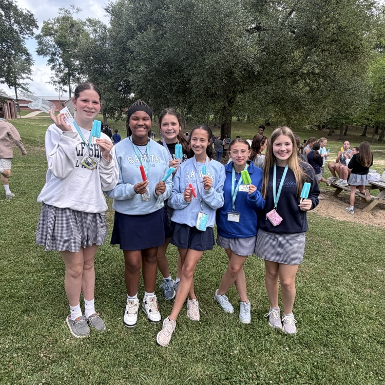 students enjoy a cool treat at reces