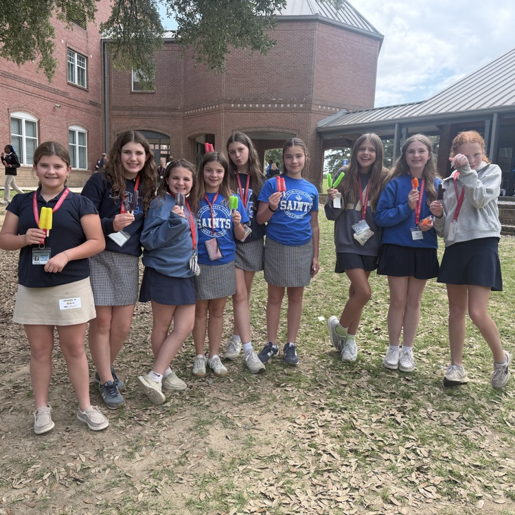 students enjoy a cool treat at recess