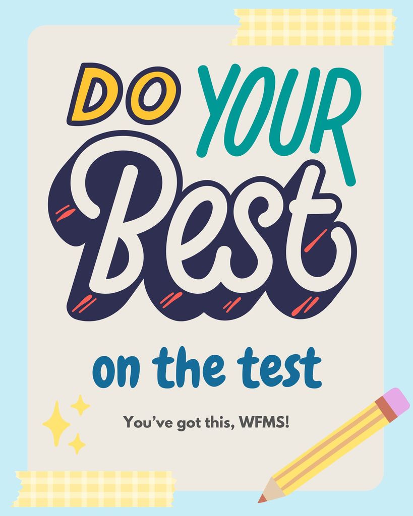Do Your Best on the Test Graphic