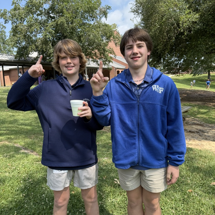 Student enjoy snow cones for meeting goals