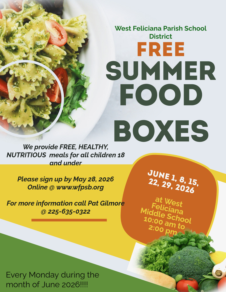Sign up for Summer Food Boxes at www.WFPSB.org
