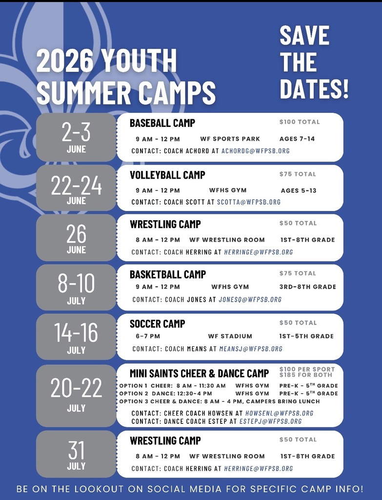 2026 Youth Summer Camps